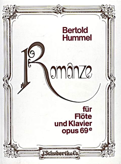 Romance op. 69e, for flute and piano