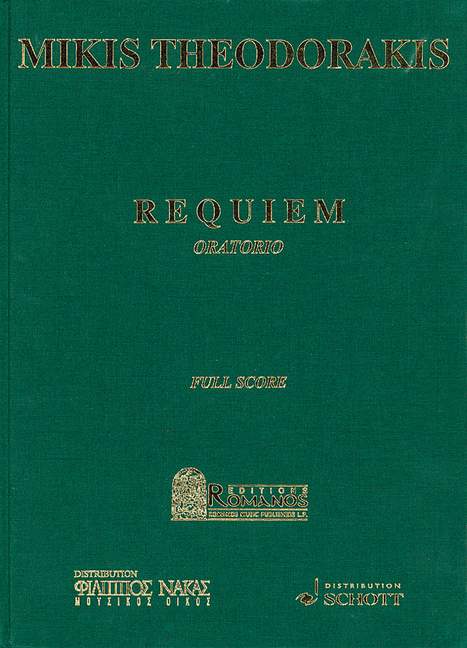 Requiem, Service For Those Who Have Been Laid To Rest, for soloists (SATB), mixed choir, children's choir and orchestra, Score