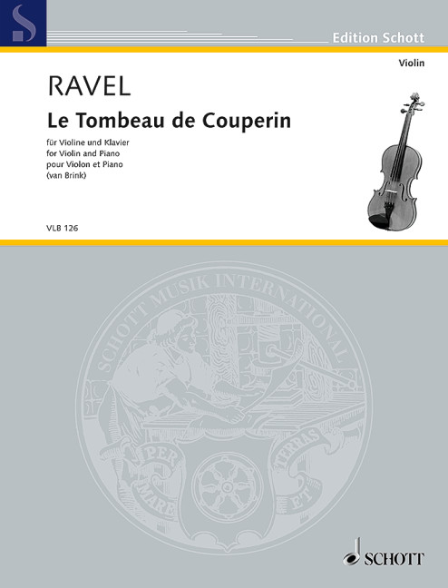 Le Tombeau de Couperin, for violin and piano