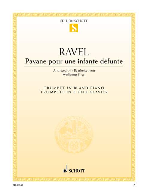 Pavane pour une infante défunte, for trumpet in Bb and piano