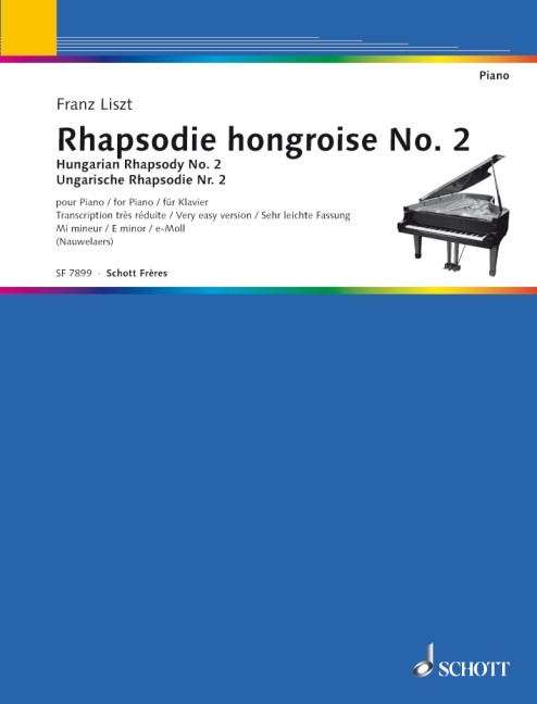 Hungarian Rhapsody No.2 E minor, for piano