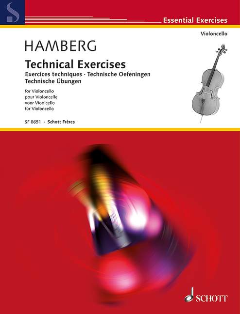 Exercises techniques, for cello