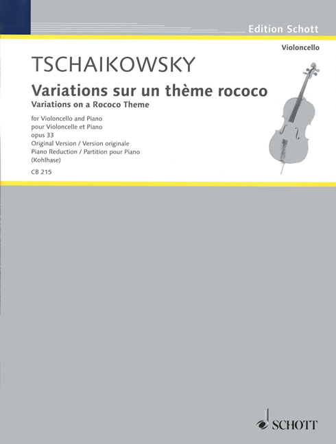 Variationen über ein Rokoko-Thema op. 33, for cello and piano