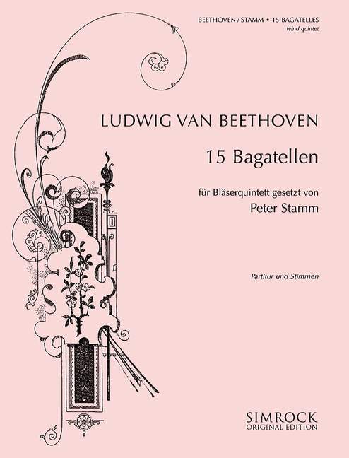 15 Bagatelles, Arrangements for wind quintet, Score and parts