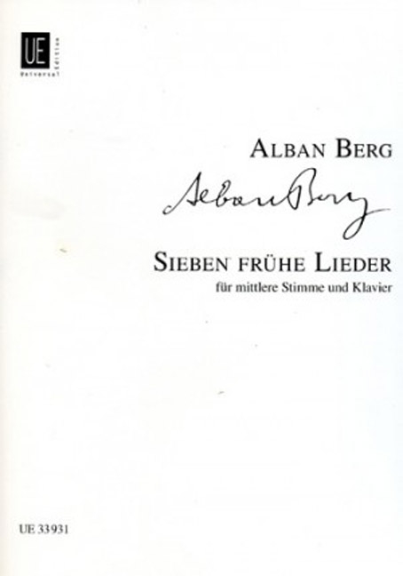 Seven Early Songs, for medium voice and piano, Score