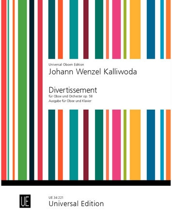 Divertissement op. 58, for oboe and piano, Piano reduction