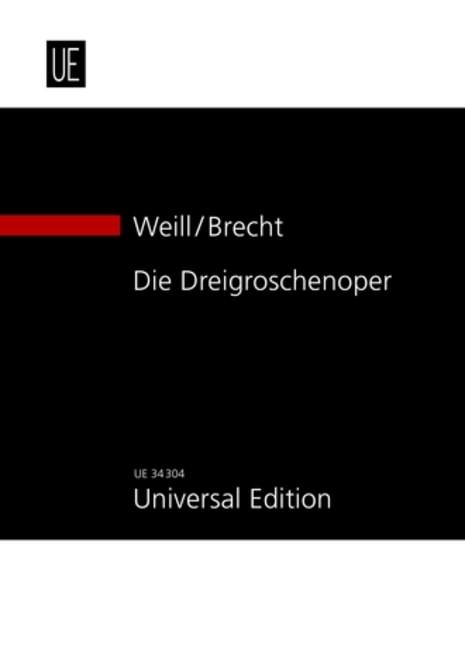The Threepenny Opera, Play with music, for soli, choir and orchestra, Study score