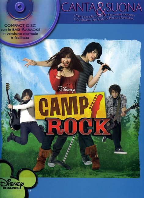 Camp Rock, Canta & Suona, for piano, voice, guitar, Songbook