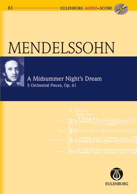 A Midsummer Night's Dream op. 61, 5 Orchestral Pieces, Study score