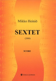 Sextet, for baritone, flute, clarinet, violin, violoncello and piano, Score