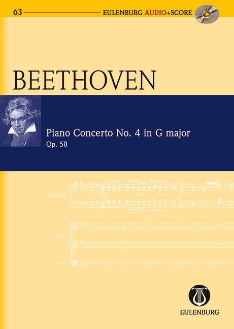 Piano Concerto No. 4 G Major op. 58, for piano and orchestra, Study score