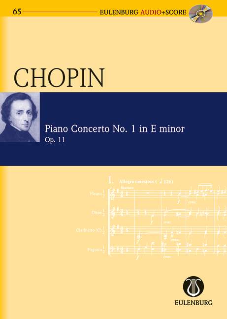 Piano Concerto No. 1 E minor op. 11, for piano and orchestra, Study score