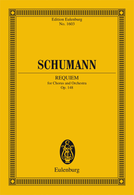 Requiem op. 148, für Chor und Orchester, for choir and orchestra, Study score