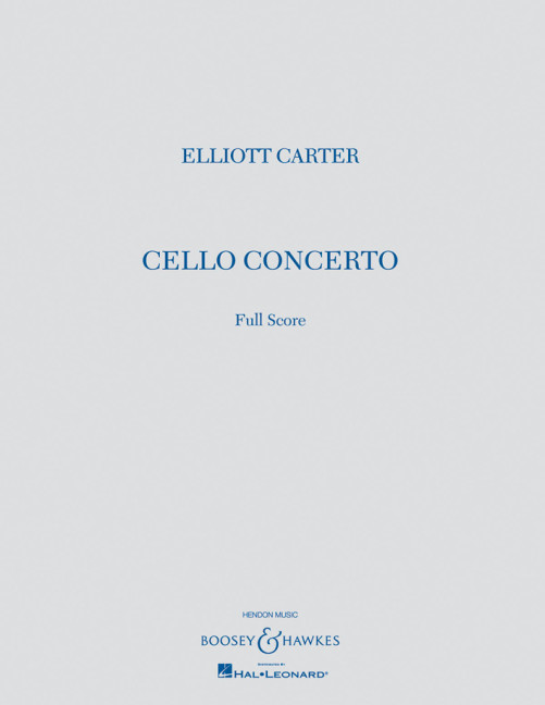 Cello Concerto, for Cello and orchestra, Score