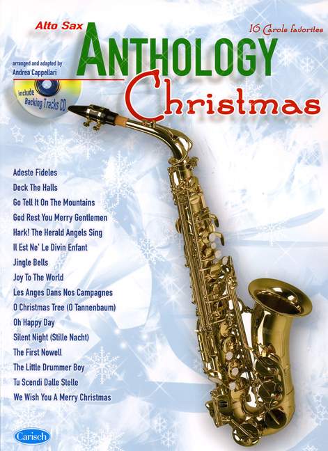 Anthology Christmas Alto Saxophone, 16 Carols Favorites