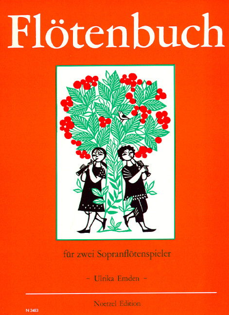 Flötenbuch, 40 Kinderlieder, Volkslieder und Volkstänze sowie Stücke großer Meister, for 2 descant recorders, Performing score
