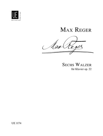 Six Waltzes op. 22, for piano, Score