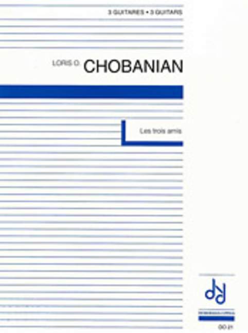 Les Trois Amis, for 3 guitars, Score and parts