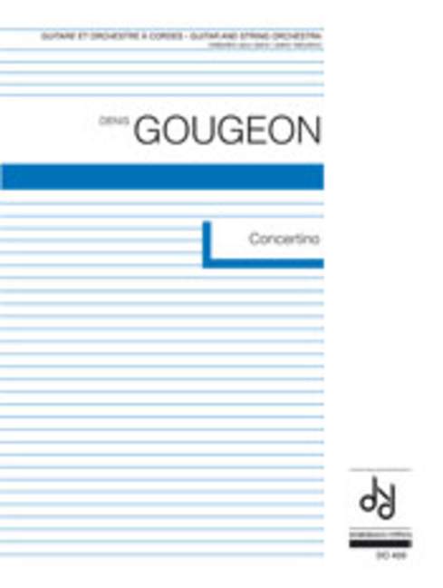 Concertino, for guitar and string orchestra, Score and parts
