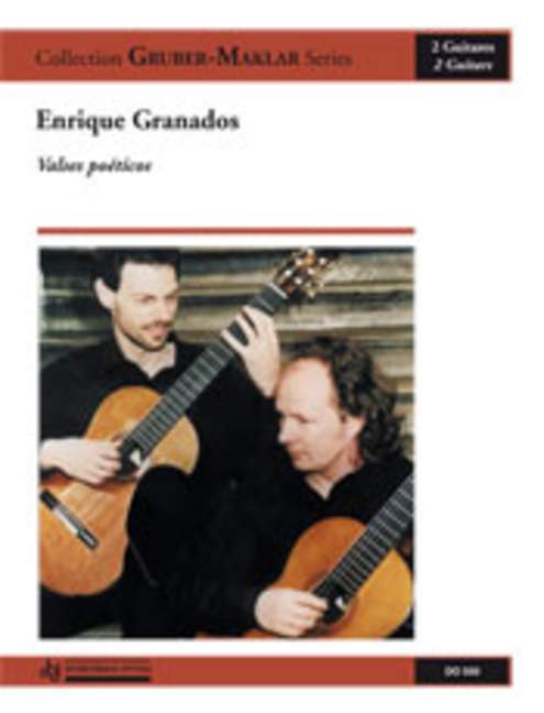 Valses poéticos, for 2 guitars, Score and parts