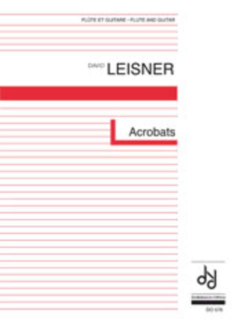 Acrobats, for flute (violin) and guitar, Score and parts