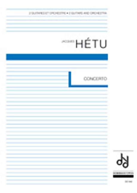 Concerto, for 2 guitars and orchestra, Score