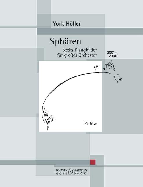 Sphären, Sechs Klangbilder für großes Orchester, for large orchestra, Study score