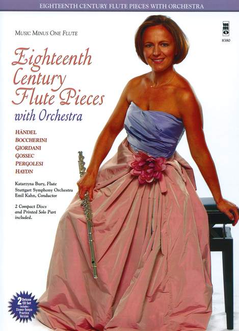 Eighteenth Century Flute Pieces With Orchestra, Edition with play-along