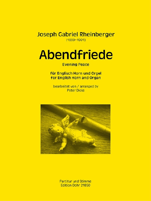 Evening Peace op. 156/10, for Cor Anglais and Organ