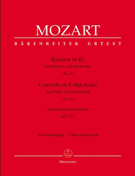 Piano Concerto No.9 In E-Flat K.271 - Jeune homme, Piano Reduction