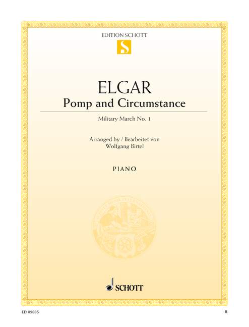 Pomp and Circumstance op. 39/1, Military March No. 1, for piano