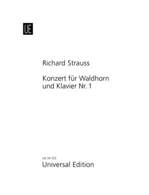 Concerto No. 1 op. 11, for horn and piano, Piano reduction