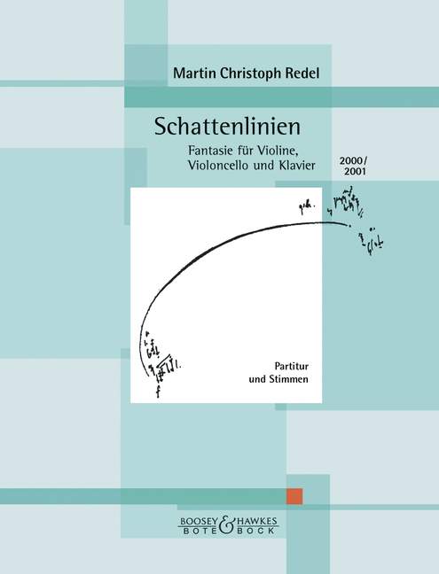 Schattenlinien op. 53, for piano trio, Score and parts