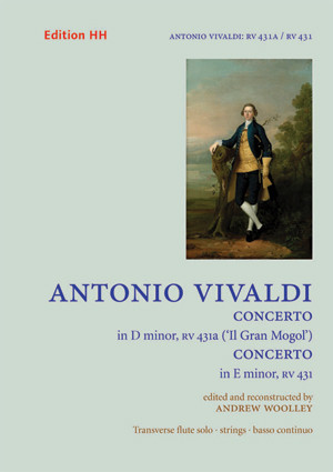Two Flute Concertos, ('Il Gran Mogol' RV431a and RV431), for flute, strings, basso continuo, Score