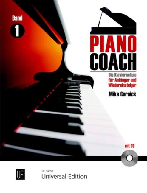 Piano Coach Vol. 1, Die Klavierschule für Anfänger und Wiedereinsteiger, Edition with play-along