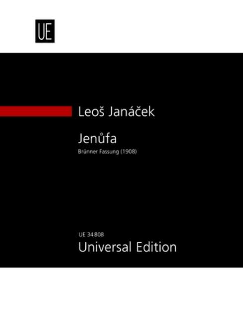 Jenufa, Opera in 3 acts from Moravian peasant life, Study score