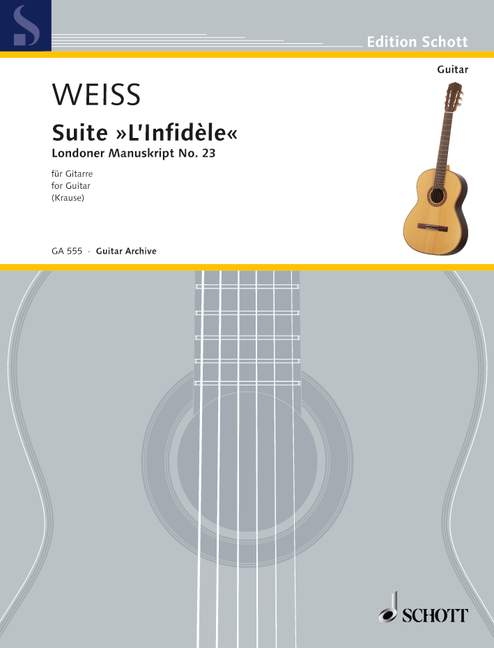 Suite L'Infidèle, London Manuscript No. 23, for guitar