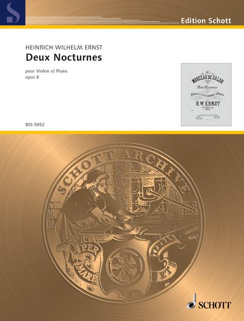 Deux Nocturnes op. 8, for Violin and Piano