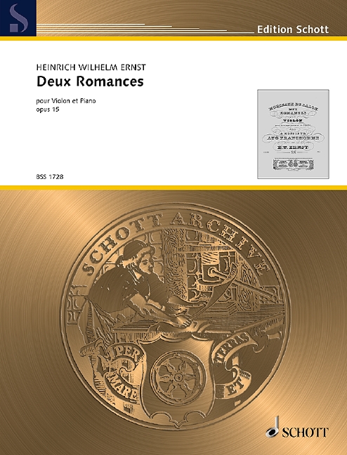 Deux Romances op. 15, for Violin and Piano