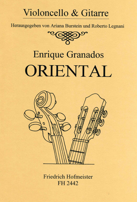Oriental, aus Danzas españolas Nr. 2, for cello and guitar