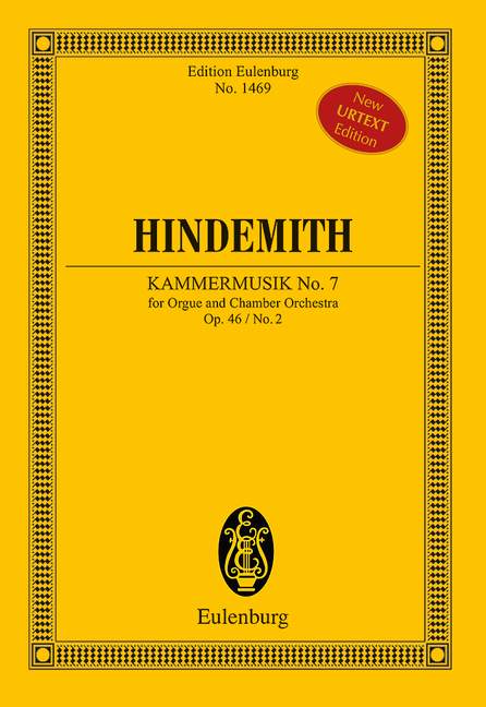 Chamber Music No. 7 op. 46/2, for organ and chamber orchestra, Study score