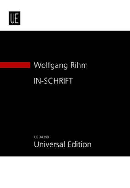 In-schrift, for orchestra, Study score