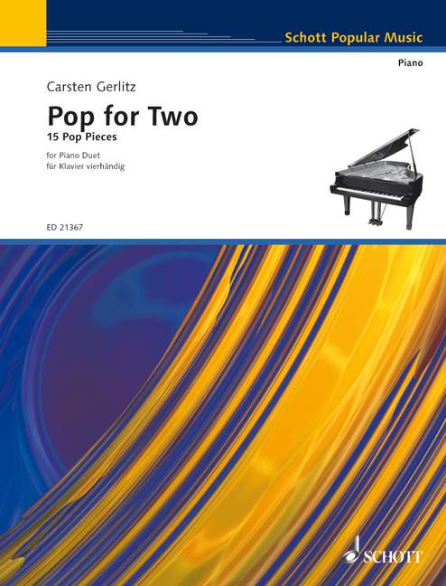 Pop for Two, 15 Pop Pieces, for piano (4 hands)