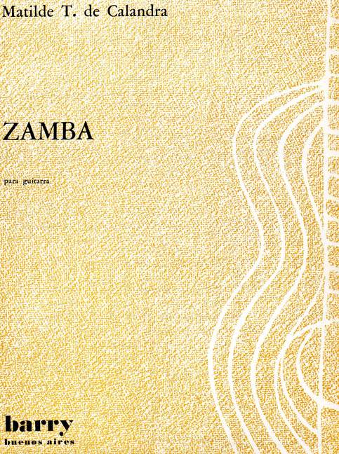Zamba, para guitarra