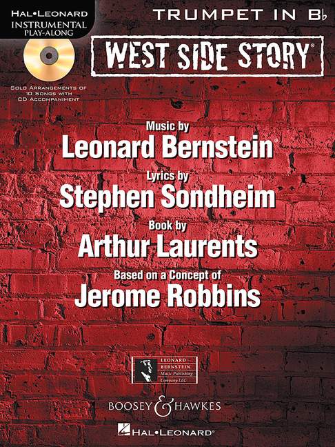 West Side Story Play-Along, Solo arrangements of 10 songs with CD accompaniment, for trumpet