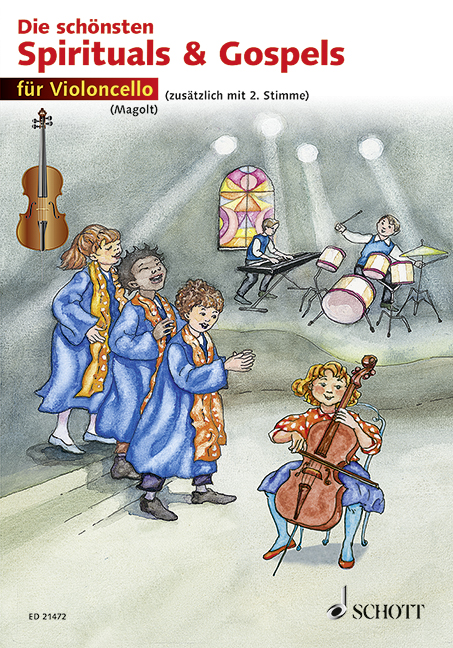 Most beautiful Spirituals & Gospels, sehr leicht bearbeitet, for 1-2 cellos