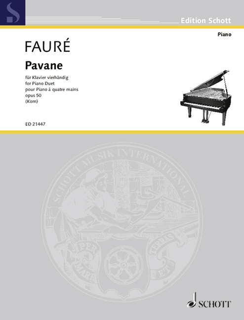 Pavane op. 50, for piano (4 hands)