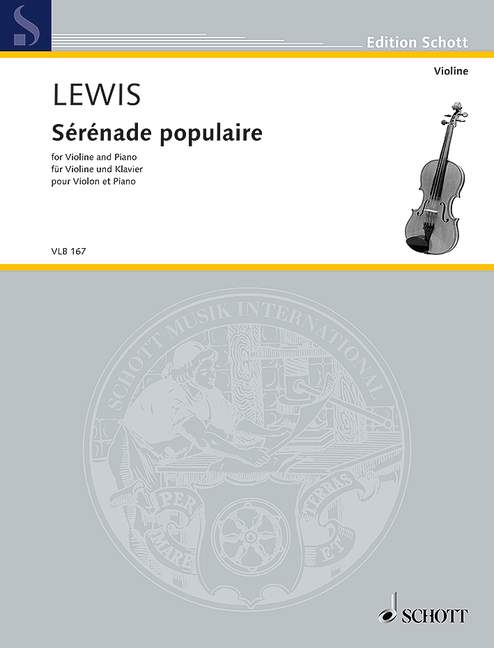 Sérénade populaire, for violin and piano