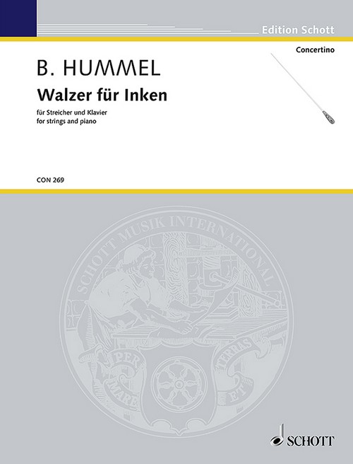 Walzer für Inken, for strings and piano, for string orchestra and piano, Score