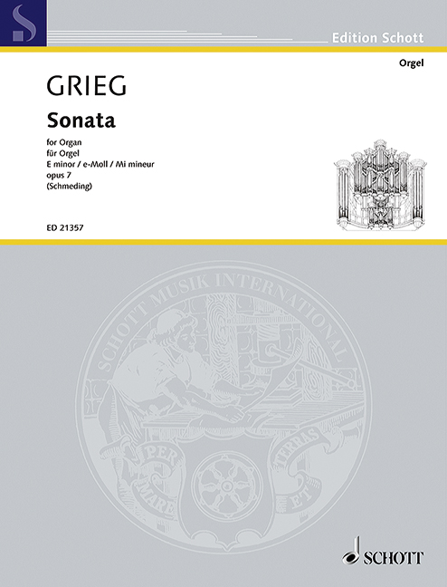 Sonata E minor op. 7, Arranged after the Piano Sonata by Martin Schmeding, for organ